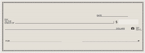 Grey Safety General Purpose Business Check
