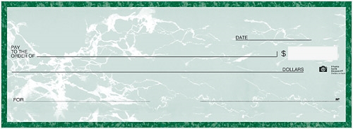 Green Marble General Purpose Business Check