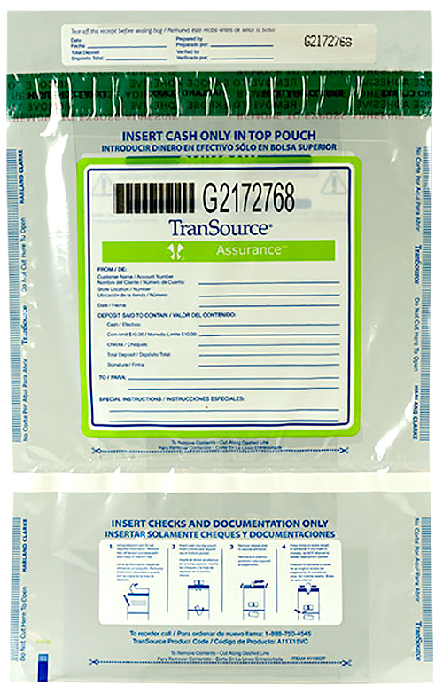 Assurance 11x15 Vertical Dual Pocket - Clear